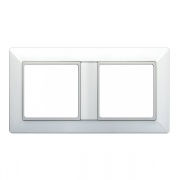 Рамка 2-ая для вертикальной и горизонтальной установки Jung ECO Profi Белый