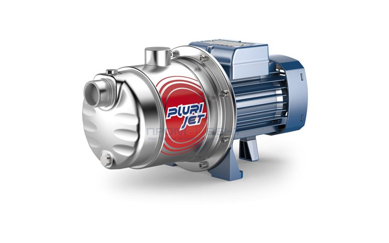 Насос самовсасывающий Pedrollo PLURIJETm 3/100-N - 0,55кВт (1x230 В,PN6, Qmax 120л/мин, Hmax 37м)