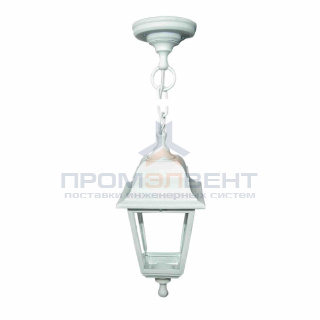 11-13 БЕЛ НСУ 04-60-001 АДЕЛЬ БЕЛ Светильник-фонарь подвесной белый 4-хгранный прозрачное стекло