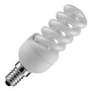 Лампа энергосберегающая ESL QL7 11W 4200K E14 спираль d32x97 белая