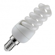 Лампа энергосберегающая ESL QL7 9W 6400K E14 спираль d32x90 холодная