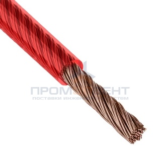 Кабель акустический силовой 1х16,0 Rexant Power Cable красный