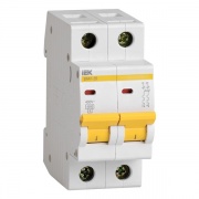 Автоматический выключатель ВА47-29 2Р 10А 4,5кА характеристика D ИЭК (автомат)