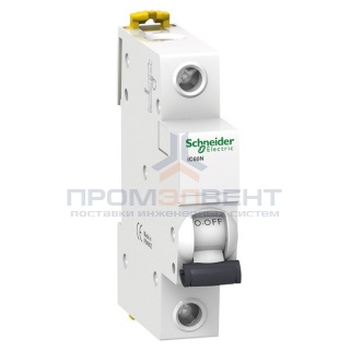 Автоматический выключатель Schneider Electric Acti 9 iC60N 1П 10A 6кА C (автомат)