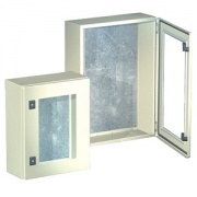 Навесной шкаф CE, с прозрачной дверью, 700 x 500 x 200мм, IP55